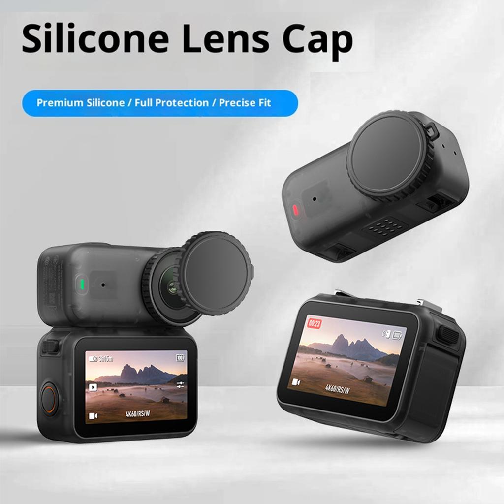 Lens Cap Replacement for Sports Camera Lens Protective Cover Scratch Proof Silicone Lens Guard Replacement