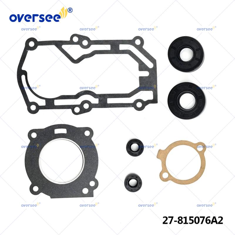 Set Guarnizioni Testa Cilindro 27-815076A2 per Motore Fuoribordo Mercury 2.2HP 2.5HP 3.3HP 815076A03 815076A04 8M0203727