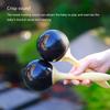 Wooden Sand Hammer Shaker Hand Rattle Percussion Musical Instrument Maracas Orff Percussion Toy for Children and Kids