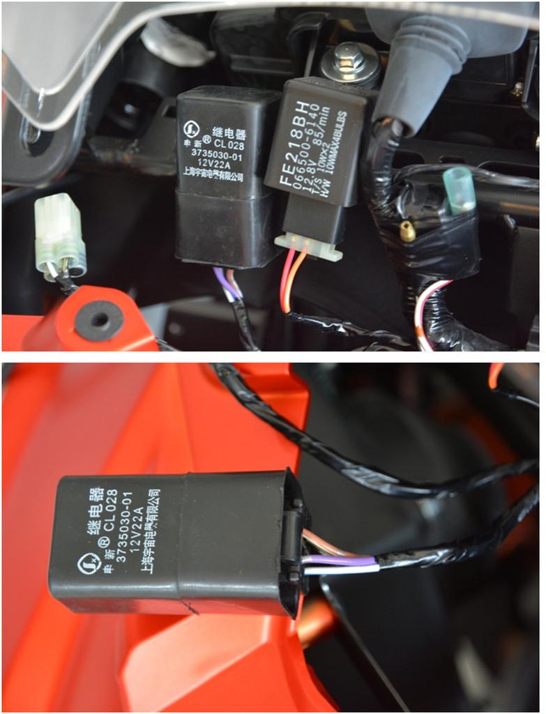 Motorcycle Bike LED Cigarette Lighter Power Plug Socket for Kawasaki versys650/versys1000/versys X300/versys X650/ninja400/ninja650 with Relay/12V 22A