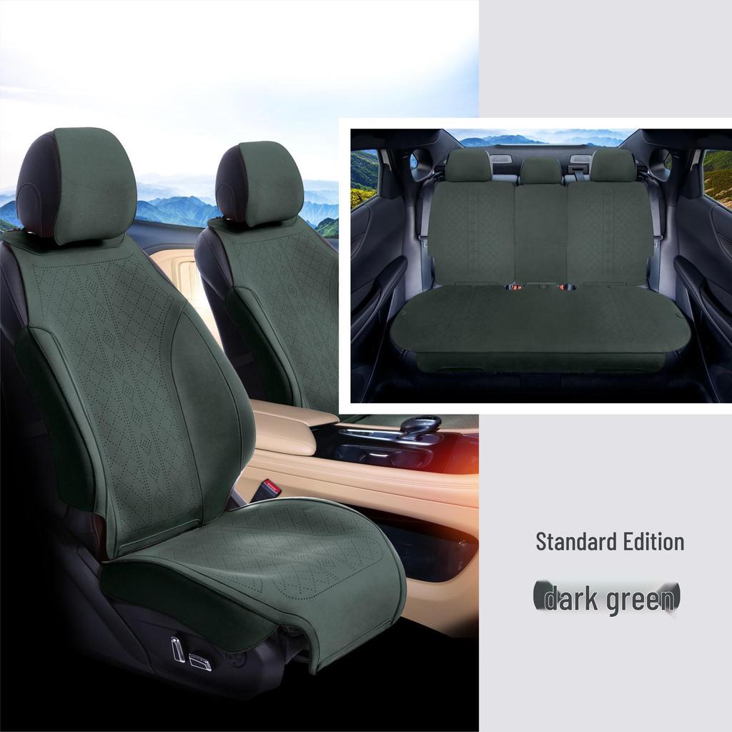 Breathable, Odorless Odetta Fabric Car Seat Cushion – Universal Fit for 5-Seaters, All-Season