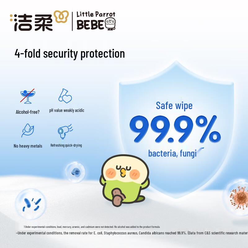 Jie Rou Flushable Wet Toilet Wipes