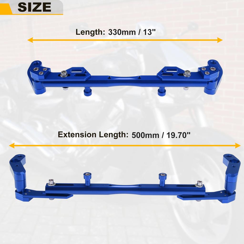 Motoforti Motorcycle Handlebar Universal Adjustable Aluminum Alloy Balance Bar Handle Bracket Center Motorcycle Parts