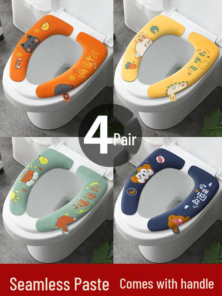 Universal Washable Thickened Toilet Seat Cushion for All Seasons