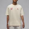 Jordan Soft And Comfortable Logo Short Sleeve T-Shirt Men Tops Coconut-Milk HQ1575-113