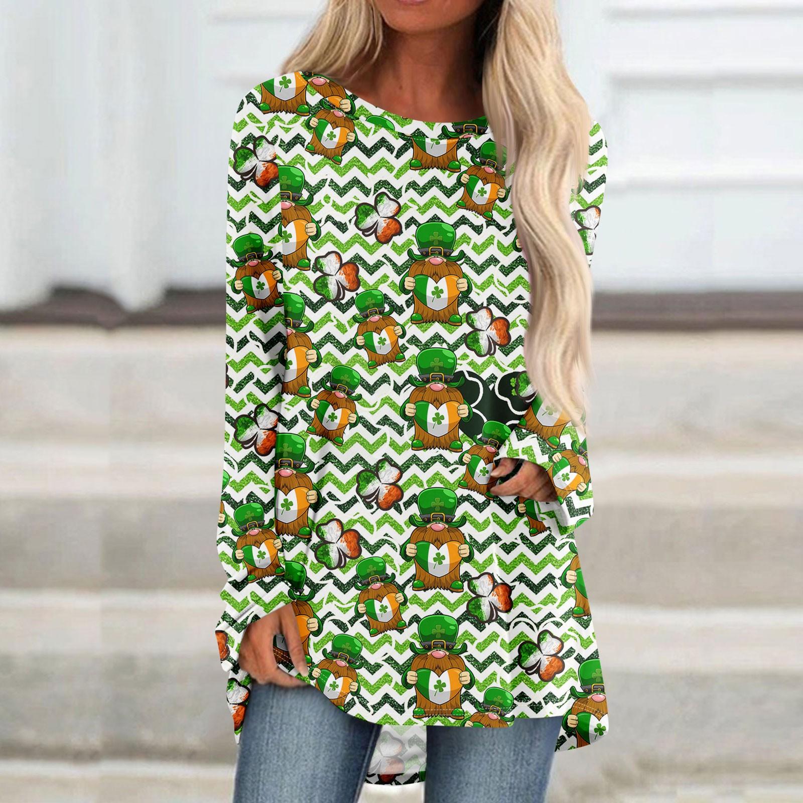 

Женская повседневная модная блузка с цветным принтом и длинным рукавом средней длины L армия зеленый