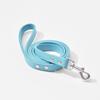 Colorful Soft Leather Pet Leashes with Alloy Buckle Fashional Skin-friendly Durable No-tangle Leash for Dogs Pets Accessories