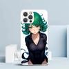 One P-Punch-Man Tatsumaki Phone Case For IPhone 16 17 Air 16E 15 14 Plus 13 Mini 12 11 Pro Max 7 8 + SE 2020 Soft TPU Back Cover