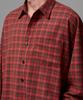 Ira Unisex Vintage Check Shirt - Red