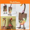 Christmas Metal Garden Planter With Cute Duck Figurine For Outdoor Decor