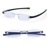 RSINC Combo Rimless Frame Eyeglasses for Unisex Silver Blue-Silver Black Tag A1 JL186703211011