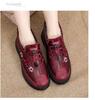 Women's Winter Non-Slip Cotton Grandma Boots - Warm, Thickened Flat-Bottom Shoes for Middle-Aged & Elderly