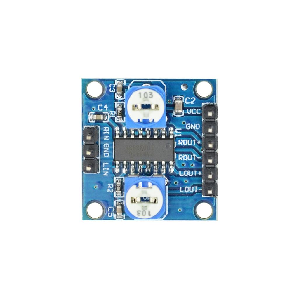 PAM8406 Digital Amplifier Board With Volume Potentiometer 5Wx2 Stereo