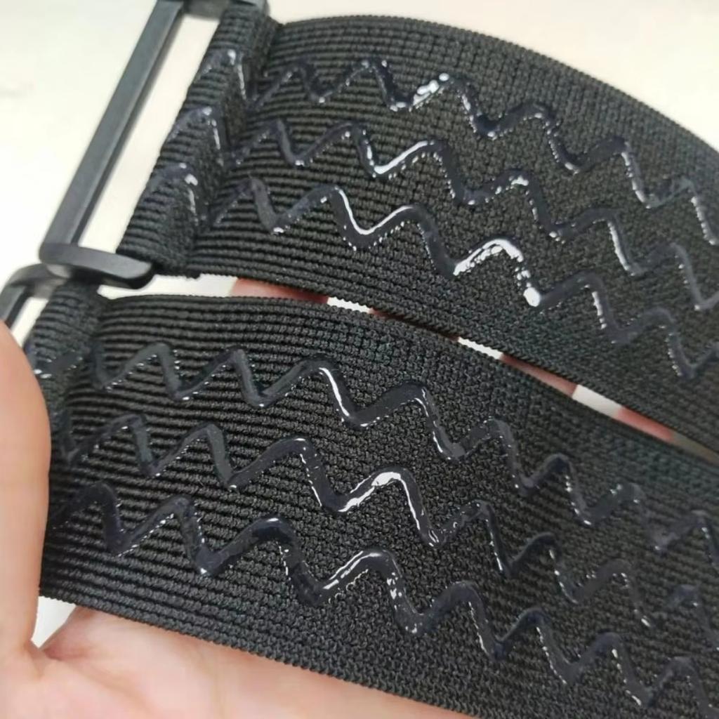 Elastische Klettverschlüsse mit Silikongriff Verstellbare Befestigungsbänder für Kabelmanagement Aufbewahrung und Organisation 5x30CM Set von 5