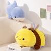 Plush Reversible Whimsical Animal Bee To Panda Shiba Inu Shark Cozy Doll For Children