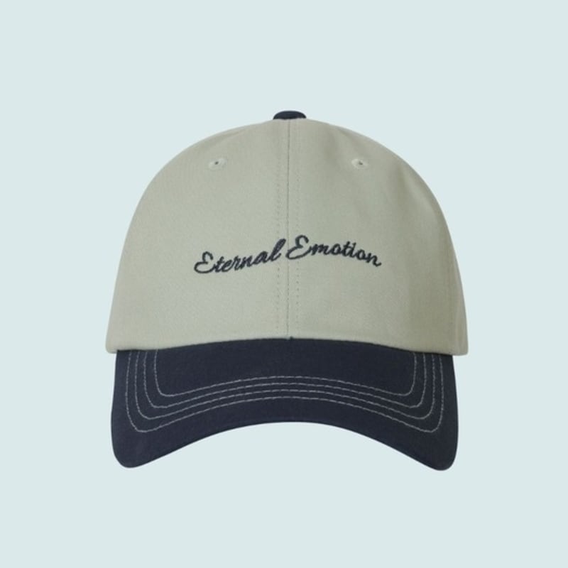 

ETERNAL EMOTION CONTRAST WAVE LOGO CAP (SAGE) F