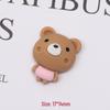 Cartoon Animal Resin Accents: Frog & Bear for Phone Cases, Hair Clips, Cups, Boxes