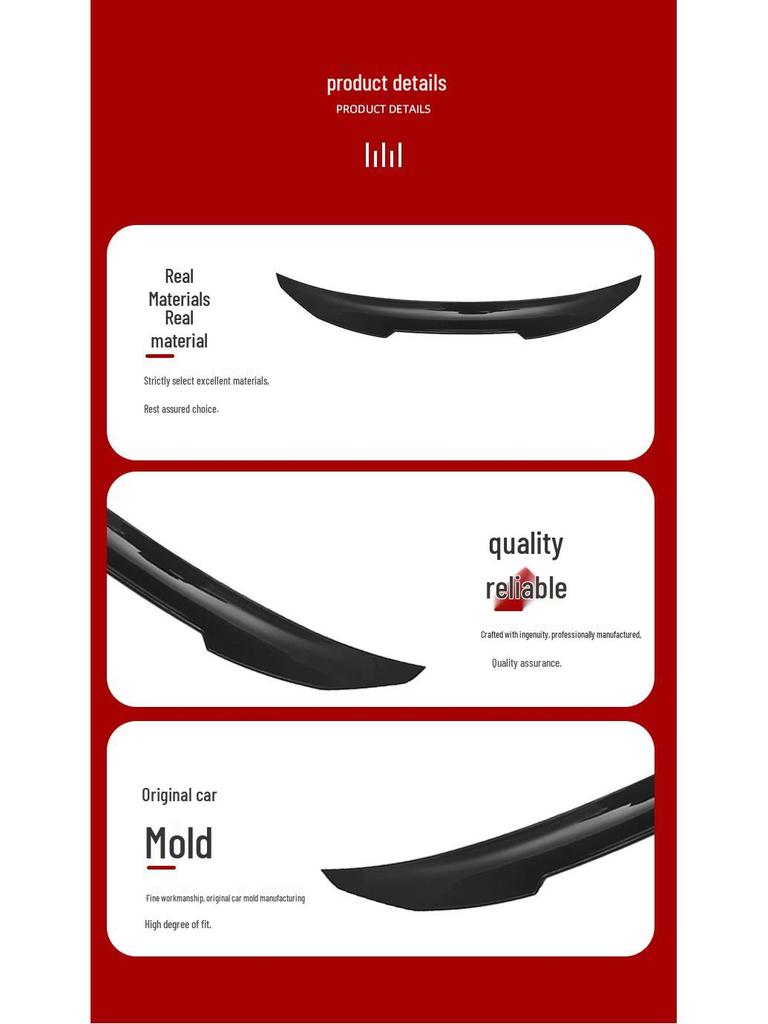 PSM Style Rear Spoiler for BMW 4 Series Coupe G22 - Exquisite Craftsmanship