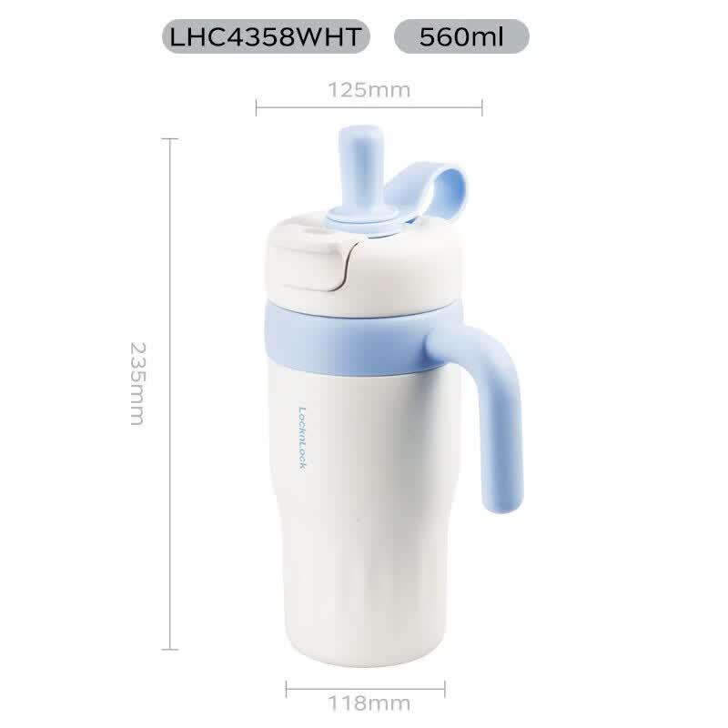 LOCK&LOCK Dopamine Insulated Coffee Mug with Handle
