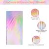 Plastic Tablecloths Disposable Laser Tablecloth Holographic Foil Rectangle Table Covers Birthday Disco Bachelorette 54" X 108"
