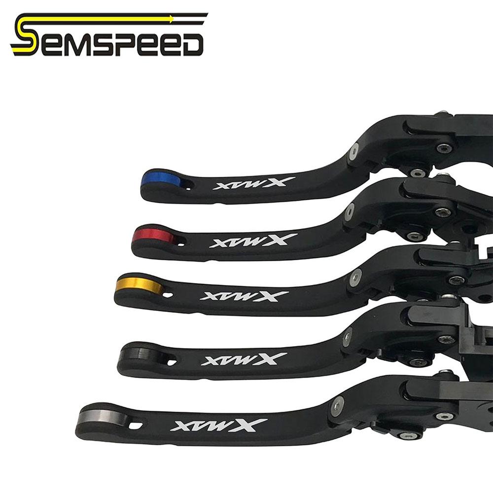 SEMSPEED CNC XMAX -2022 Motorcycle Foldable Stretchable Brake Clutch Parking Levers New For Yamaha XMAX300 XMAX250