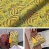 100x150cm Brocade Faux Silk Metallic Gold Fabric Spring Summer Sofa Cushion Qipao Tang Suit Material Breathable