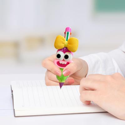 Yousheng Cartoon Plush Ballpoint Pen Multi-Color Gel Pens for Students Journaling Cute Writing Tool for School Office Students