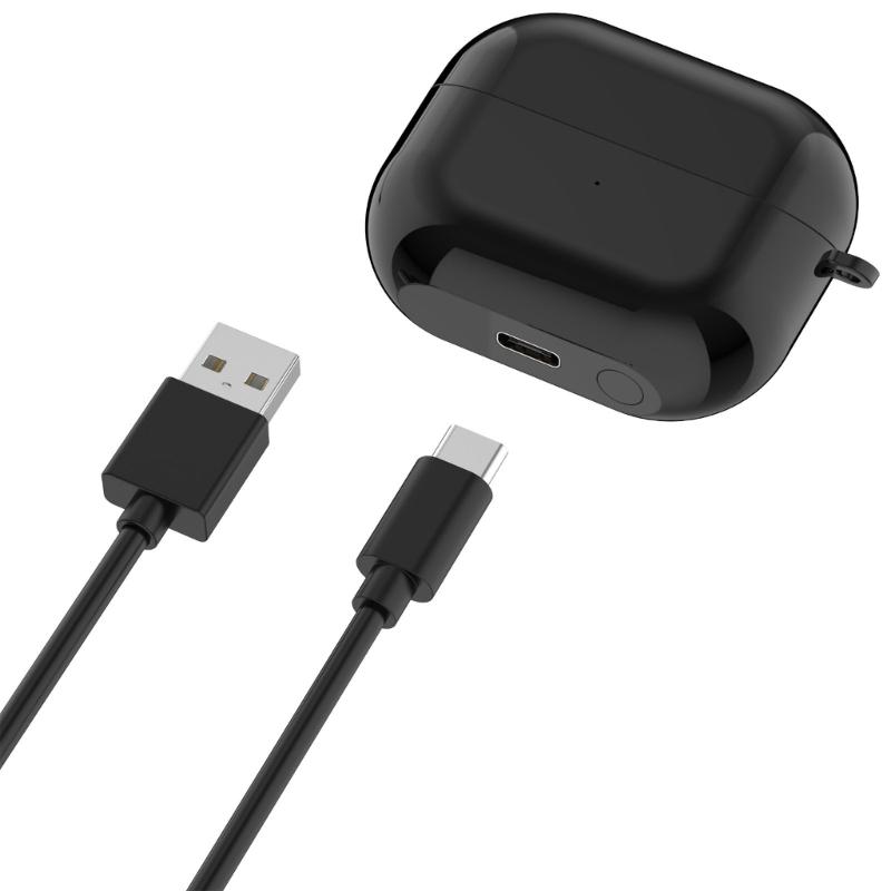 Portable Charging Storage Case With LED Power Indicator Lightweight Design For Buds 3 R530 On The Go Device Protective