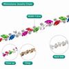 1Yard/90cm Rhinestone Border DIY Multi-color Crystal Diamond Ribbon Versatile Self-adhesive Rhinestone Chain
