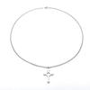 Kreuzkette Herren Titanstahl Nicht Verblassend Hochwertiges Gefühl Vielseitiges Persönlichkeitsdesign Sommer Accessoires Damen Trend Einfacher Schmuck