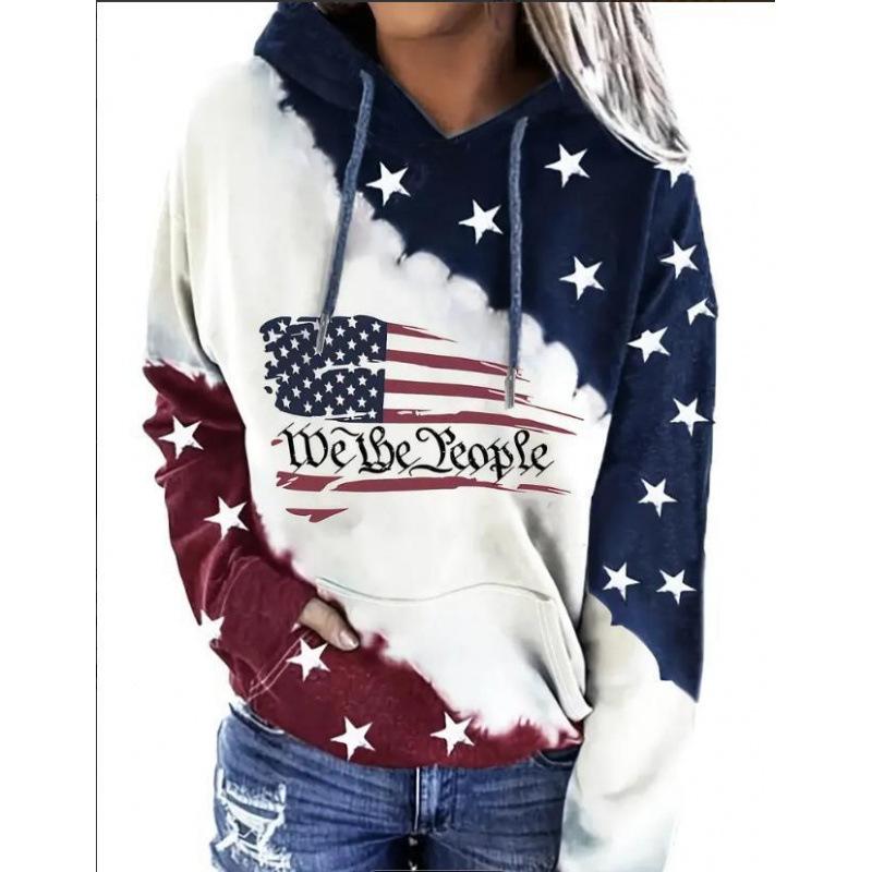 Women's autumn and winter trend casual sweatshirt new hooded