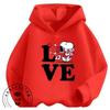 Fashion Kawaii Kids Hoodie Cute Cartoon Graphic Autumn Winter Casual Sweatshirt Snoopy