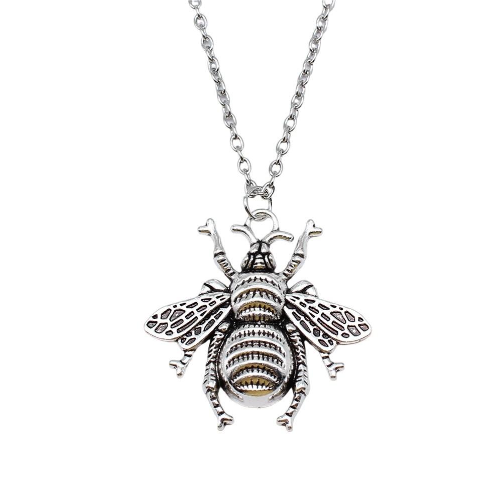 Openwork Dragonfly Pendant Necklace Insect Nature Boho Jewelry 45cm or 70cm long chain
