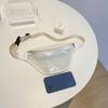 Transparent Chest Bag, Trendy Crossbody Waist Bag, Fashionable PVC Solid Color Beach Jelly Bag