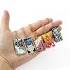 Demon Slayer Anime Enamel Pendant Necklace Unisex Cosplay Jewelry Agatsuma Zenitsu Hashibira Inosuke Character Props
