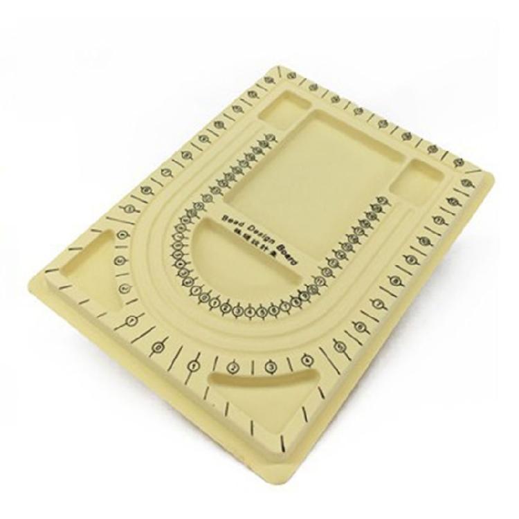 U Shaped Bracelet Design Board Bead Board Mats Necklace Beading Jewelry Tray