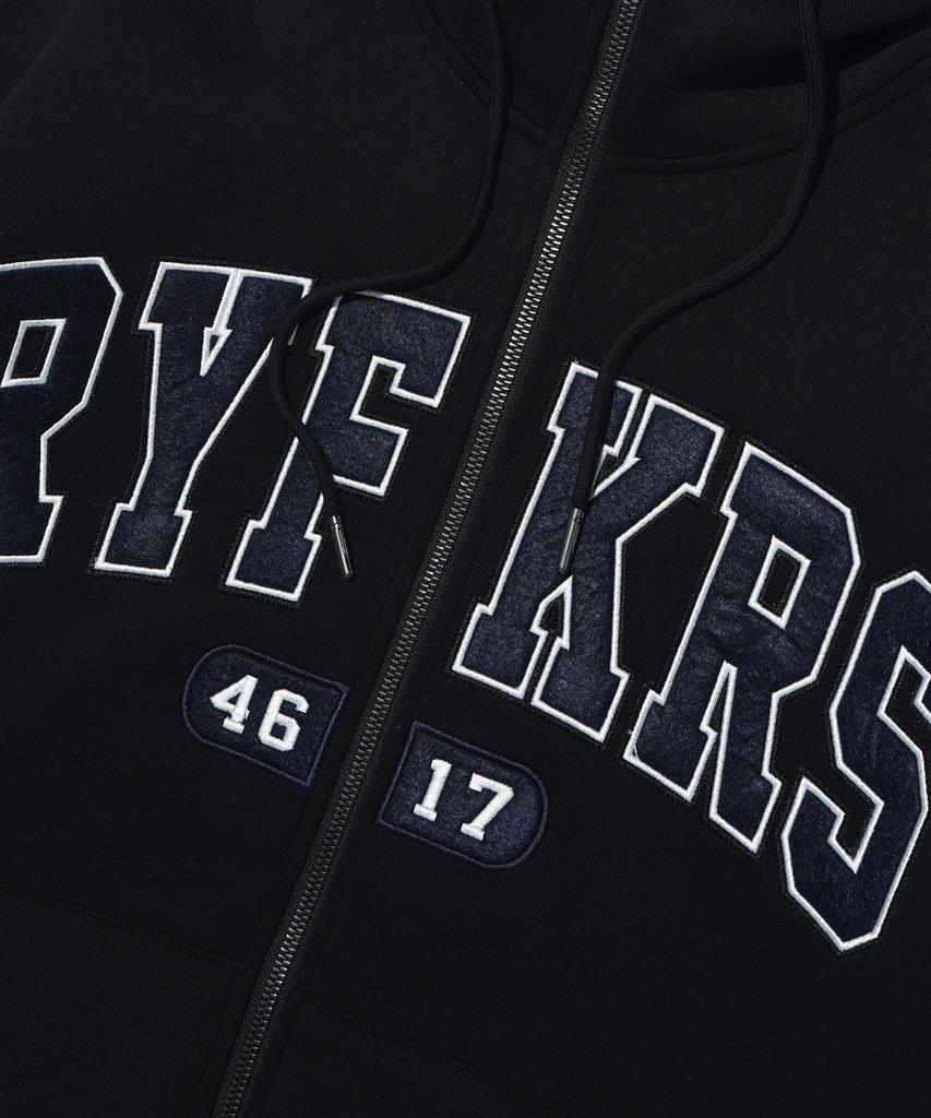 Rayfikers Neoprene High-Neck Zip-Up Hoodie Mq1Ju035_Dark Navy