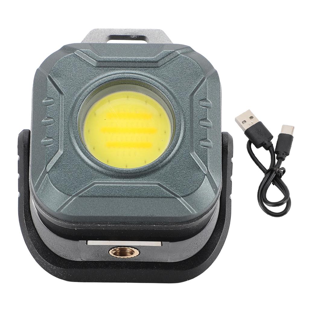 Portable LED Work Light Rechargeable Magnetic 500LM IPX5 Water Resistant LED Light for Camping Car Maintenance