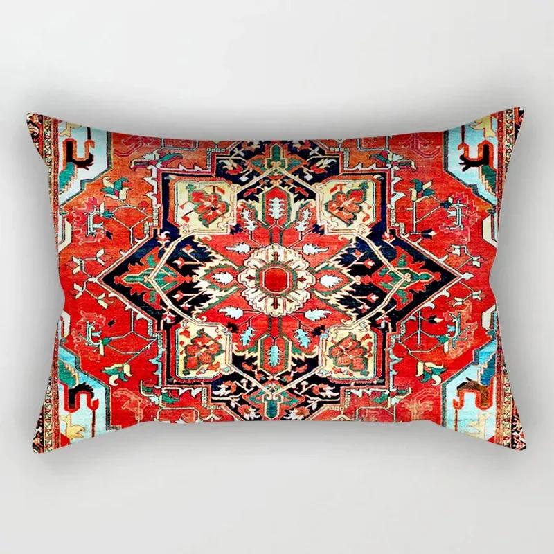 Vintage Ethnic Pattern Pillowcase Decor Sofa Bed Home  Rectangular  Mandala Cushion Cover