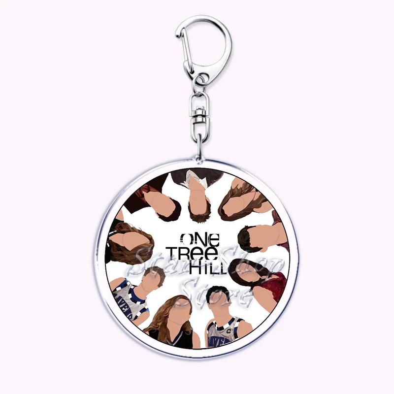 

New One Tree Hill Keychains Oth Nathan Lucas Scott Brooke Davis Keyring for Accessories Bag Pendant Key Chain Ring Jewelry Gifts