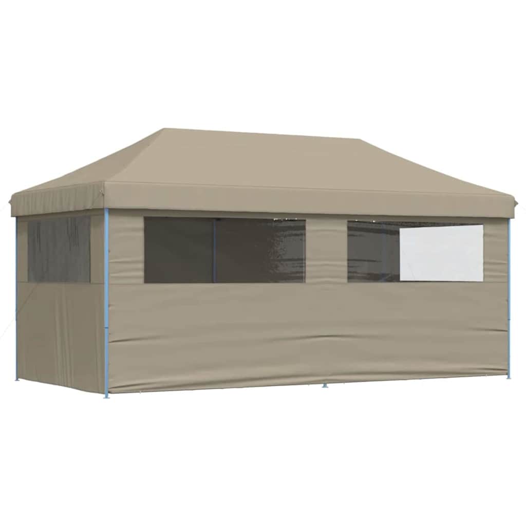 Pop Up Party Tent Taupe 580 X 292 X 315 Cm Oxford Fabric