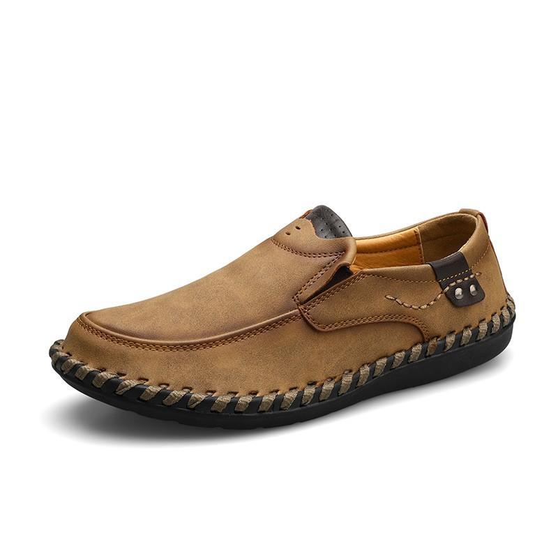 Large Size Outdoor Leather Shoes Doudou Shoes