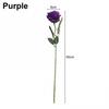 Realistic Single Rose Artificial Flower for Living Room and Event Arrangement