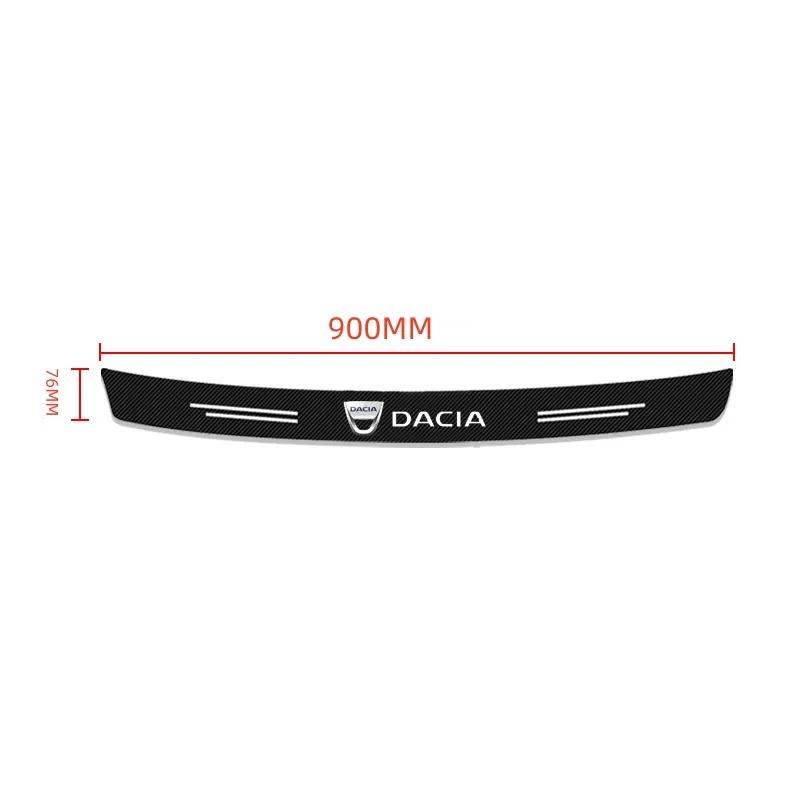 BGS1 Car trunk scratch strip, trunk protection collision strip For Dacia Duster Logan Sandero Lodgy Dokker Stepway Solenza Largus