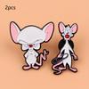 1/2pcs Lapel Enamel Pins and Brooches Badge Pins for Backpacks Bags Backpack Cool Decoration Friend for Gifts