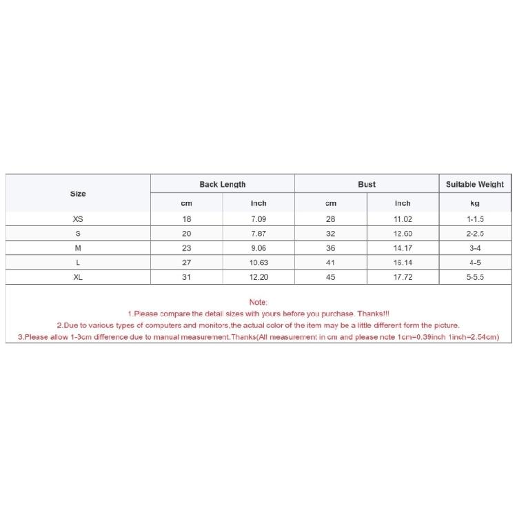 Small Dog Costume Cats Harness Vest Pullover Clothing Adjusting Pet Dog Clothes