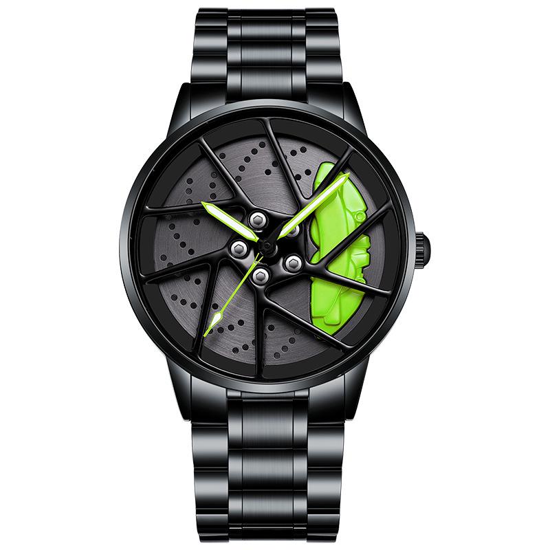 SVJ 3D Hollow Quartz Men's Watch - High-End Genuine Tesla Design