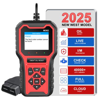 M302 Code Reader Car OBD2 Scanner Multi-language Clear Fault Car Accessories Automotive Fault Diagnosis Tool