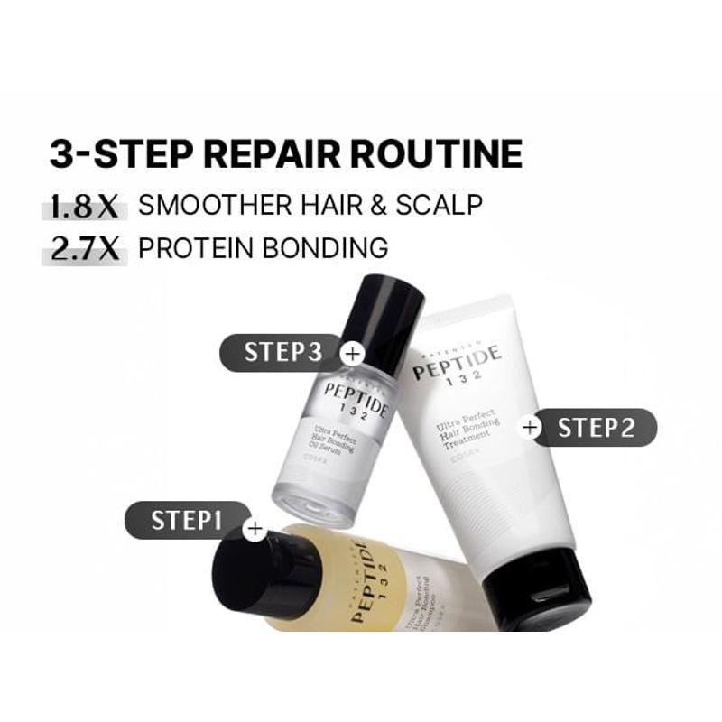 COSRX Peptide 132 Ultra Perfect Hair Bonding Oil Serum Bundle Set