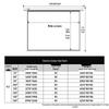 IN&VI 100-Inch 4:3 Electric Projection Screen